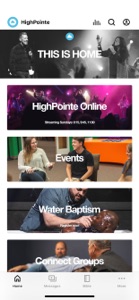HighPointe Church App screenshot #1 for iPhone