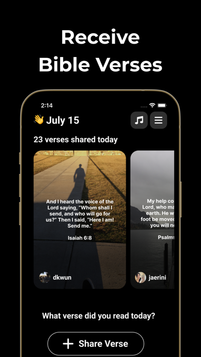 Zion - Bible Penpal Screenshot