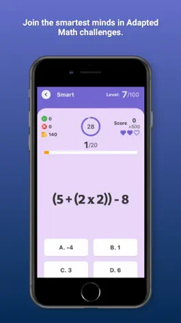 Game screenshot Adapted Math - Smart Mind Game hack