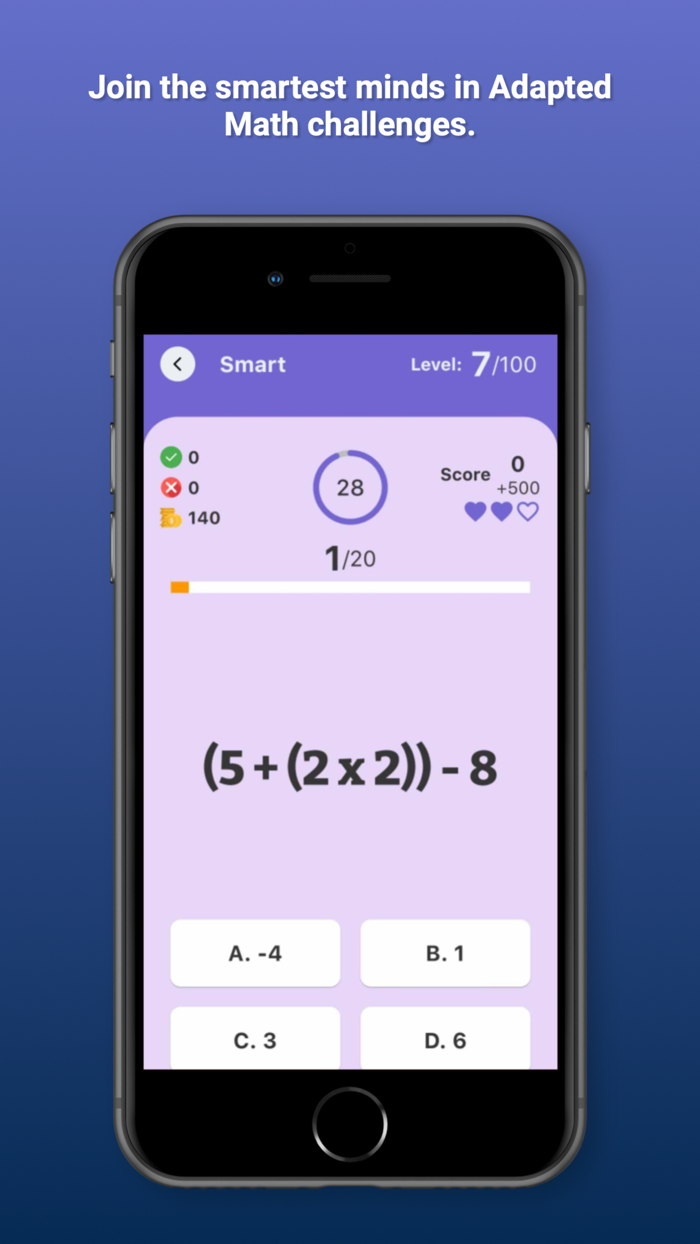 Adapted Math - Smart Mind Game