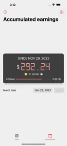 Earnings Meter screenshot #3 for iPhone
