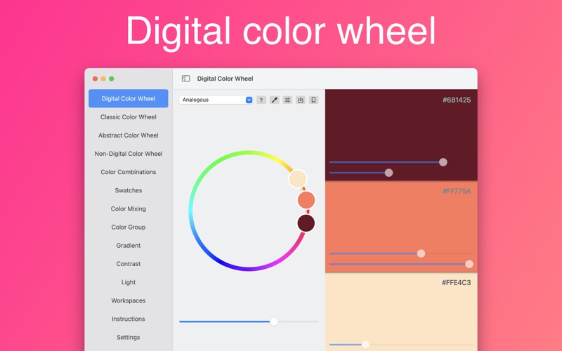 color wheel iphone screenshot 1