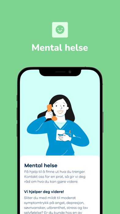 Helsetelefonen Screenshot
