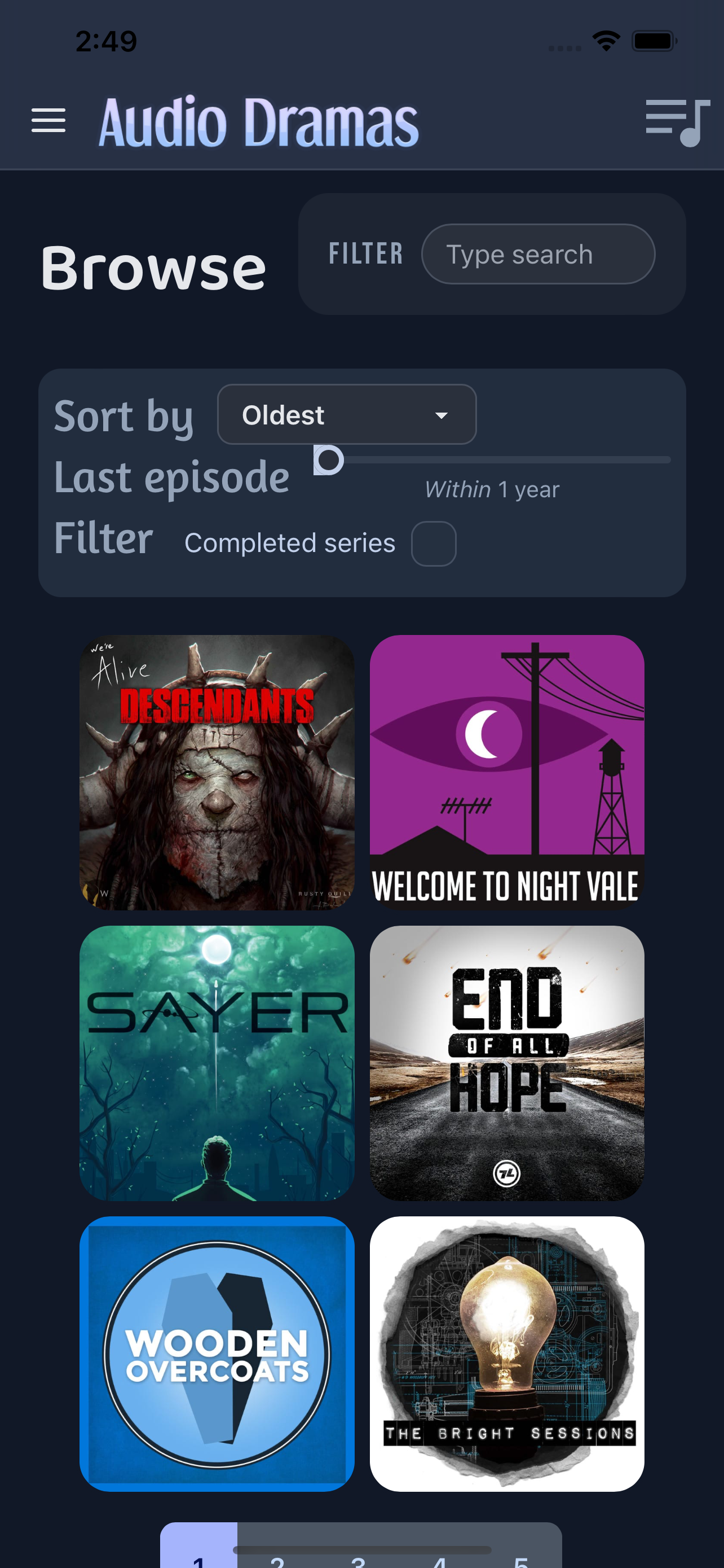 Audio Dramas