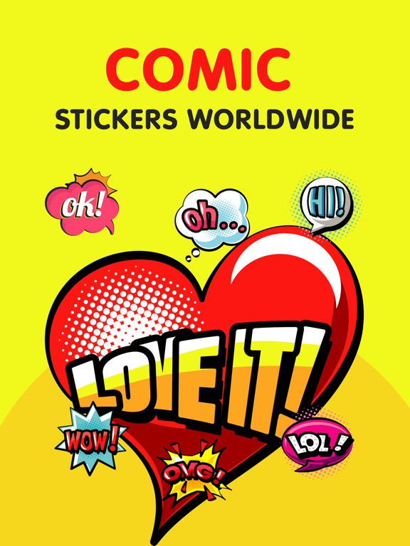 Screenshot #4 pour Comic Stickers Worldwide