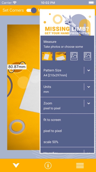 vBionic Measure Screenshot