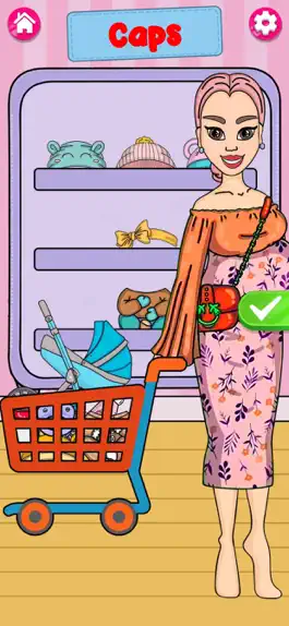 Game screenshot DIY Sweet Paper Doll: Dress Up apk