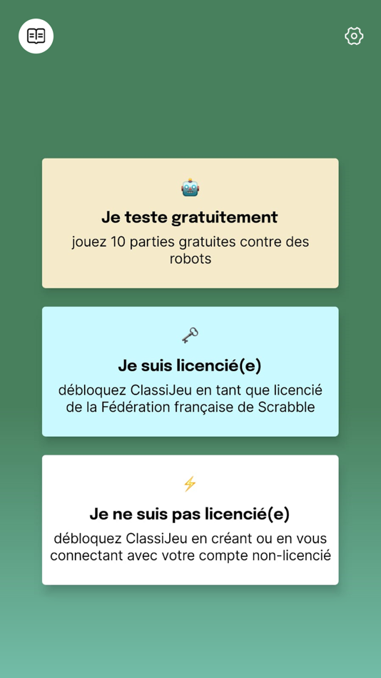 #1. ClassiJeu (iOS) 由: Fédération Française de Scrabble