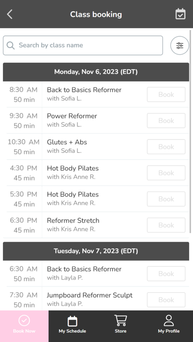 KAR Pilates Screenshot