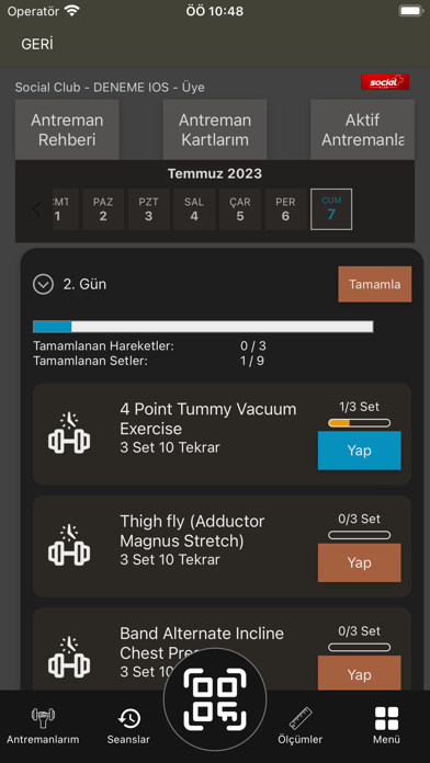 Social Plus Gym Screenshot