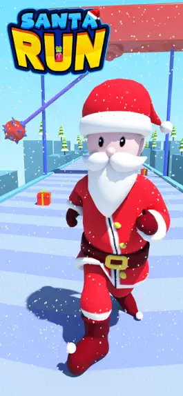 Game screenshot Santa Fun Run 3D-Running Games apk