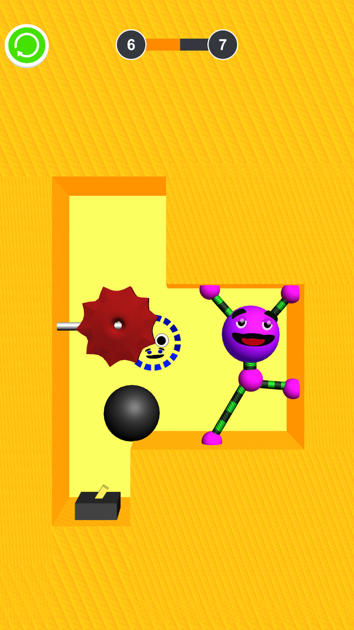 Purple Stretch 3D -Monster Cut