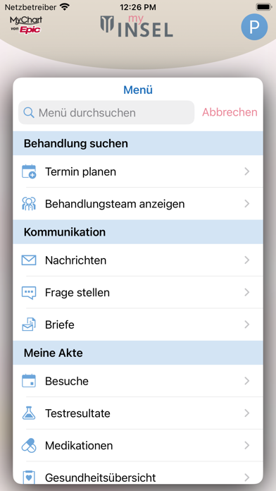 myInsel Screenshot