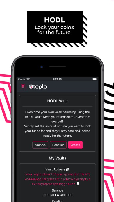 Otoplo - Nexa Wallet Screenshot