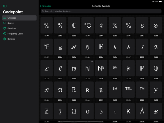 Codepoint iPad screenshot 4 - Graphics & Design app