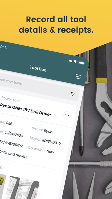 MyTool: Total Tool Management Screenshot