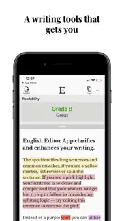 english editor & proofreading iphone screenshot 1