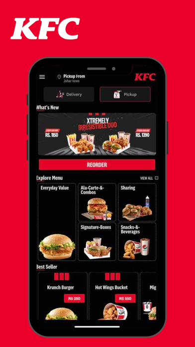 KFC Pakistan Screenshot