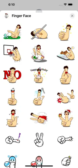 Game screenshot Fingerface ArtWork Stickers apk