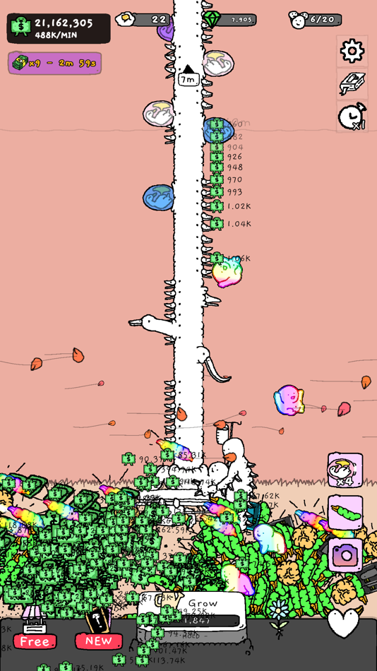 #3. Tingus Goose: Weird Idle Game (iOS) 由: SweatyChair Pty. Ltd.