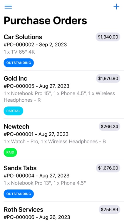 Purchase Order for Business screenshot-3