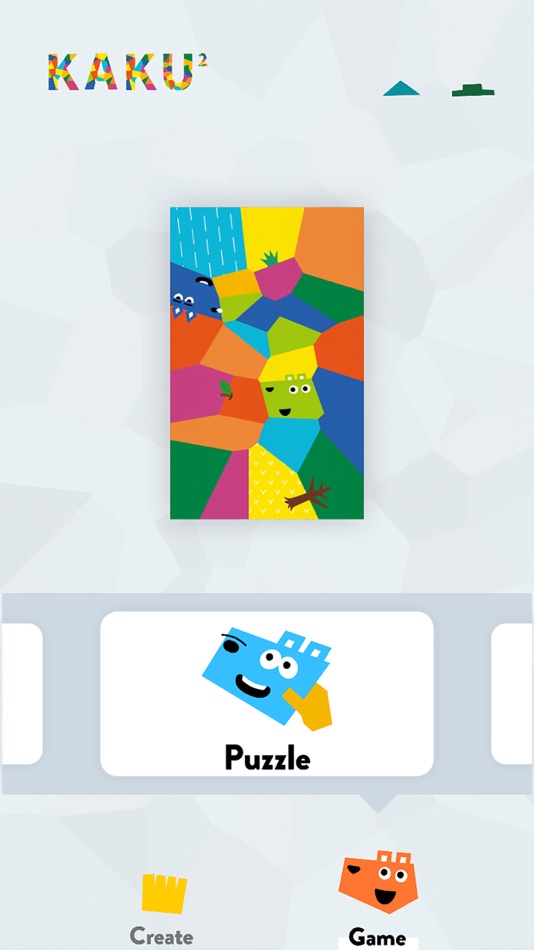 #5. KAKU² - Funny Shape Play (iOS) 由: ENONE Inc.