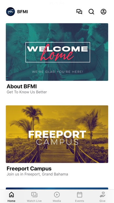 Bahamas Faith Ministries Screenshot