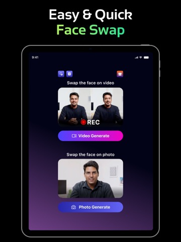 Face Swap Video: Deep Fake AIのおすすめ画像1