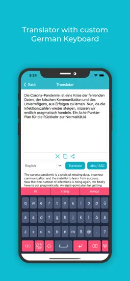 Game screenshot German Keyboard : Translator hack