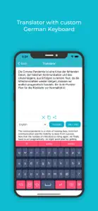 German Keyboard : Translator screenshot #3 for iPhone