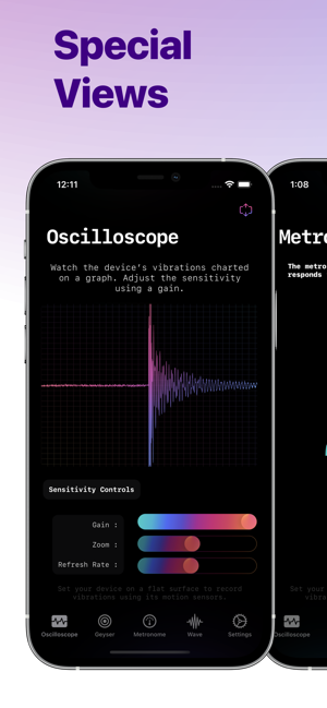 ‎Sismo: Vibration Meter & Alert Screenshot