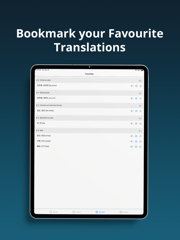 Screenshot #5 pour Dictionnaire Français Chinois+