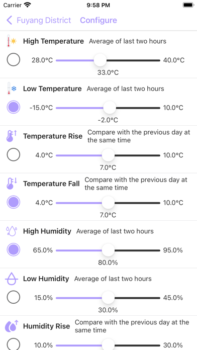 Health Weather Screenshot