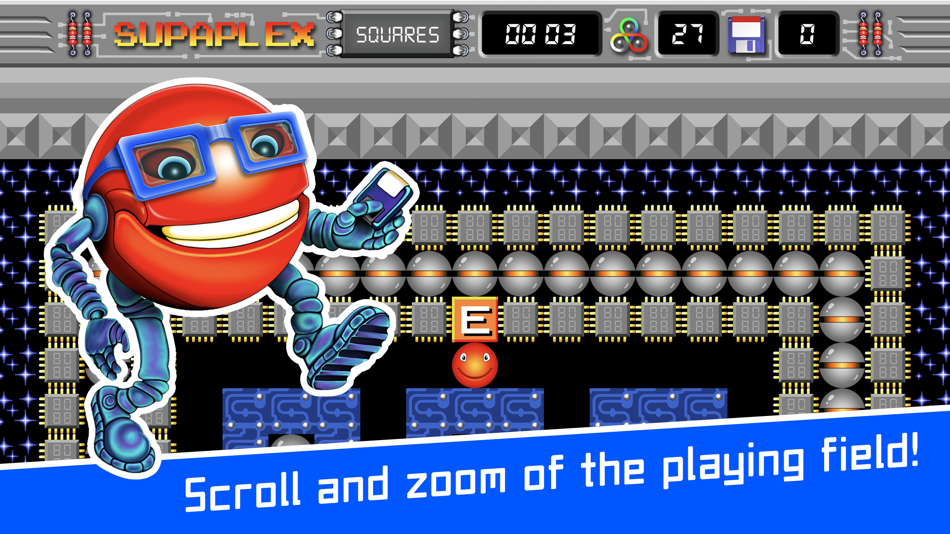 #6. Supaplex SQUARES (iOS) 由: inArcade
