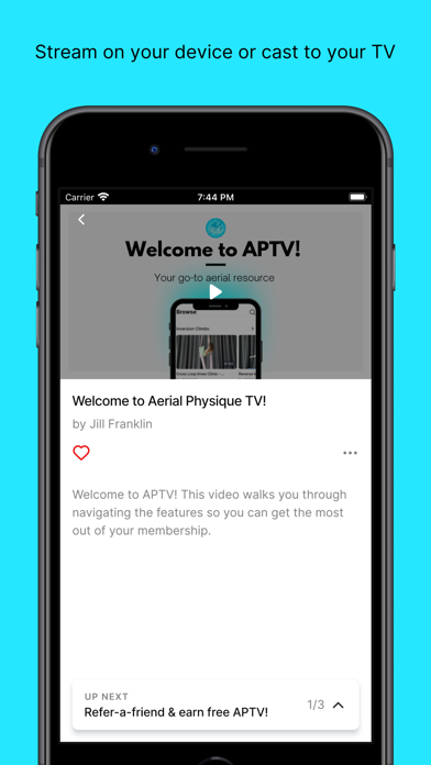 Aerial Physique TV Screenshot