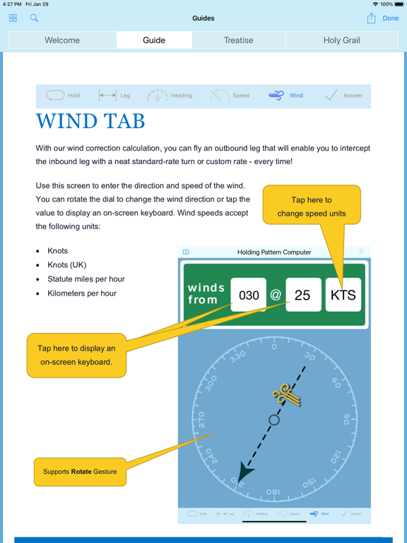 Holding Pattern Computer iPad screenshot 9 - Navigation app