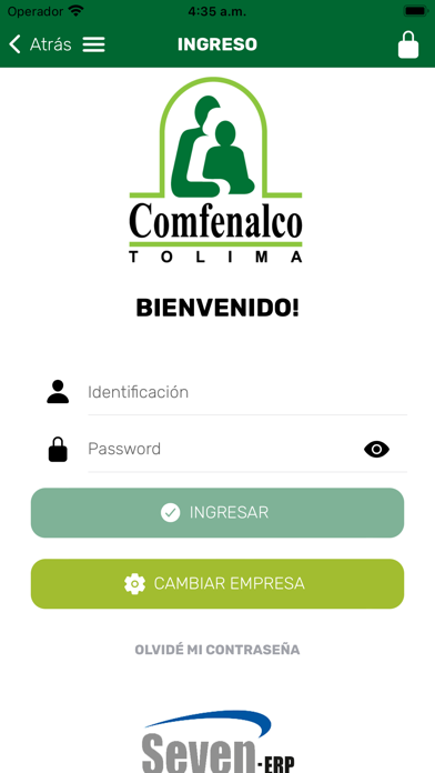 Comfenalco Tolima Servicios Screenshot