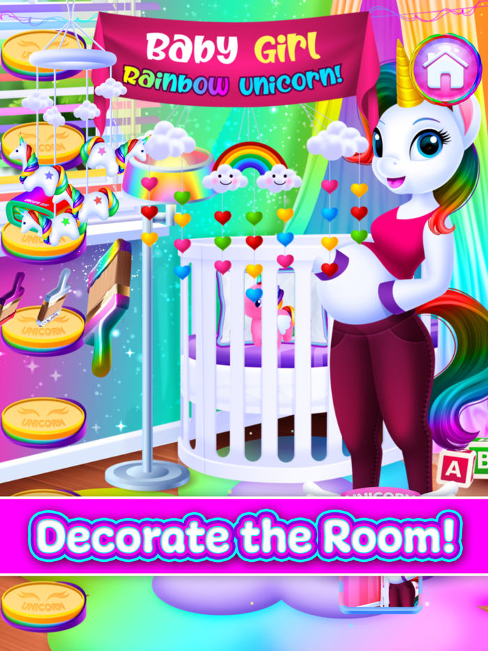 Unicorn Mommy Baby Pet Games