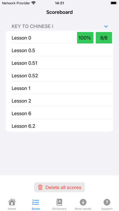 Chinese Word Trainer Screenshot