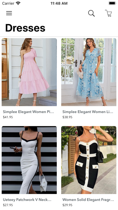Women clothes fashion online Screenshot