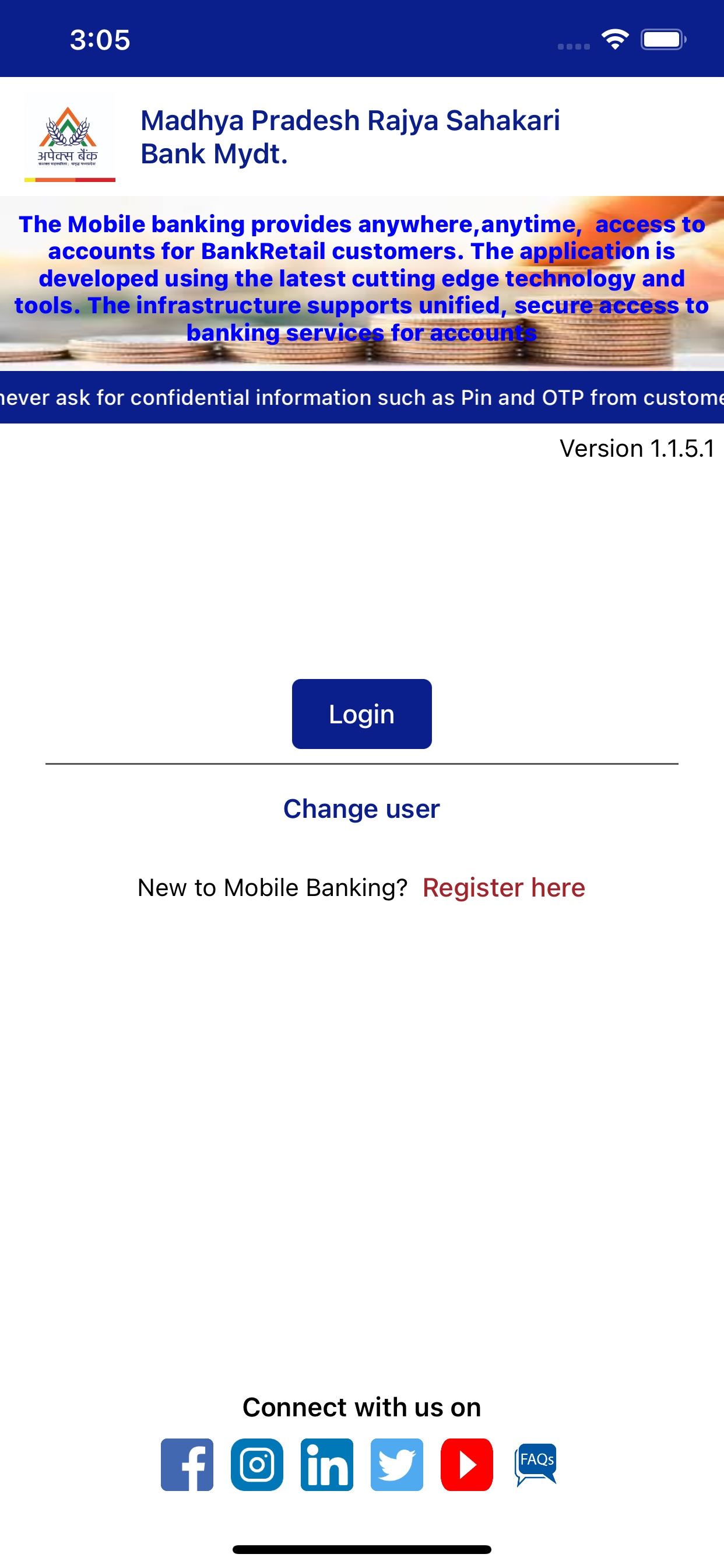 M.P APEX Mobile Banking
