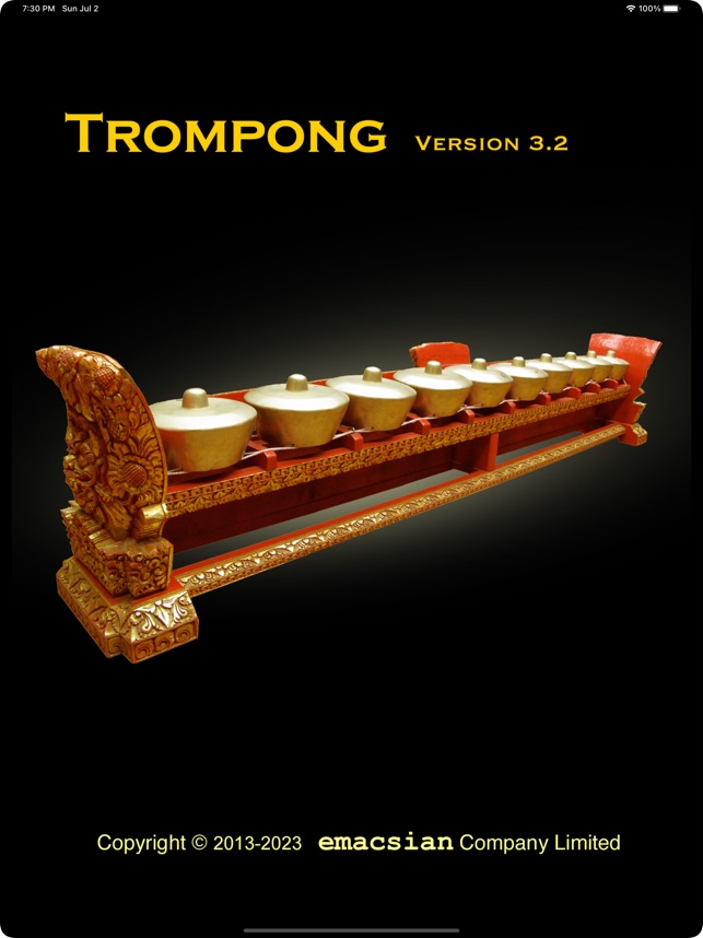 Trompong instrument hot sale
