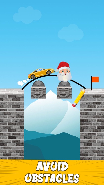 Draw Bridge-Santa Puzzle Games