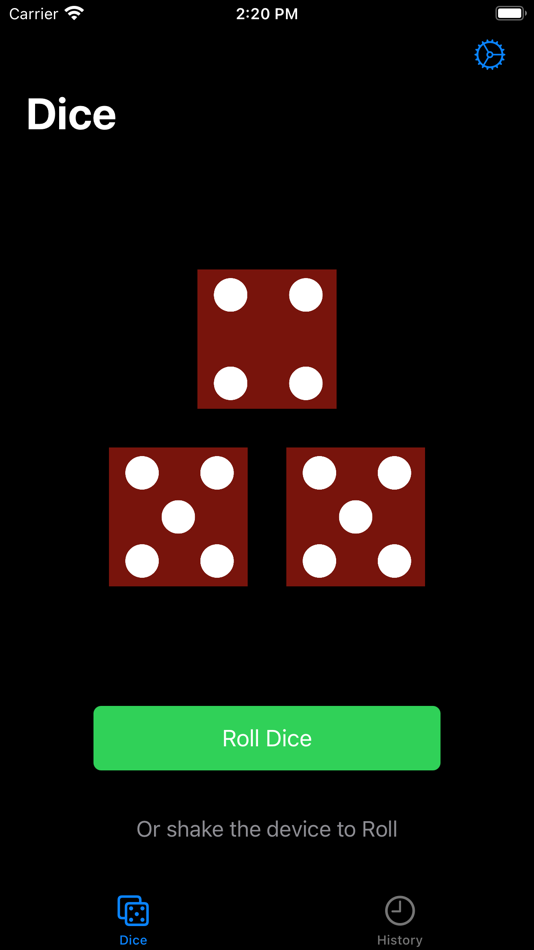 #5. Simple Dice Roll (iOS) 由: ASN GROUP LLC