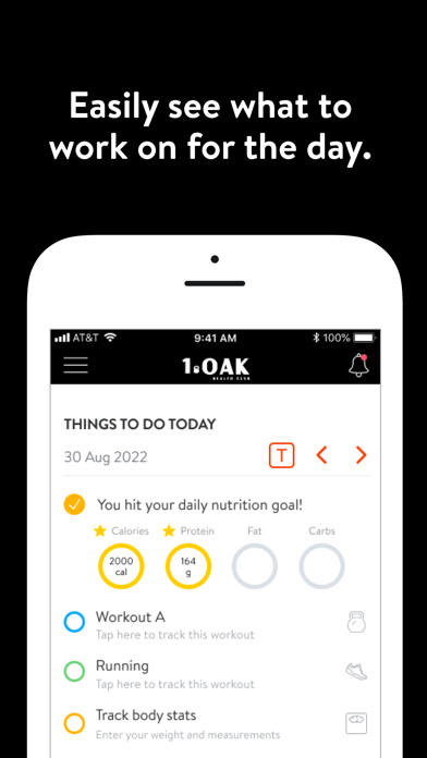 1OAK Health Club Screenshot