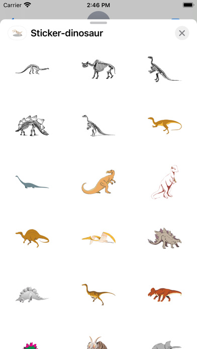 Screenshot #2 pour Autocollant  dinosaure