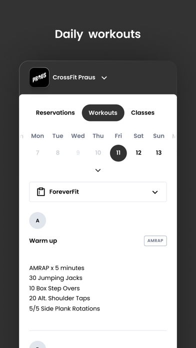 CrossFit Praus Screenshot