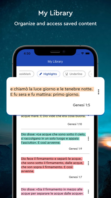La Sacra Bibbia -Italian Bible screenshot-5