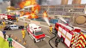 Fireman Rescue Simulator screenshot 1