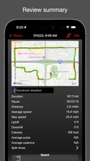 fitmeter bike - gps cycling iphone screenshot 2